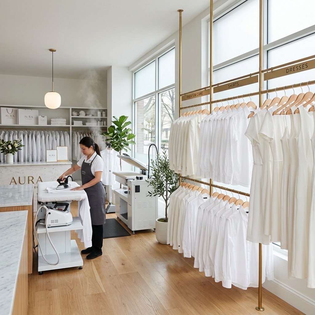 State of the art laundry and cleaning facility